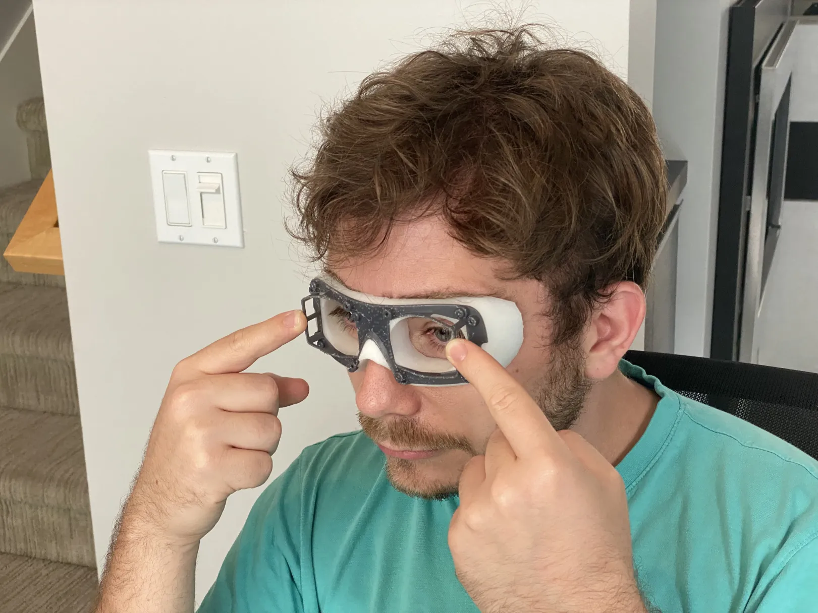 Custom-fit silicone face cushion for the Beyond headset