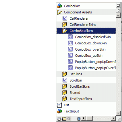 ComboBox skins in Library panel